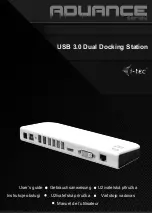 i-tec U3DUALDOCKING User Manual preview