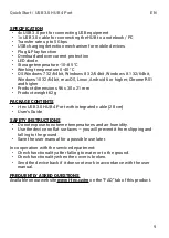 Preview for 9 page of i-tec U3HUBMETAL403 User Manual