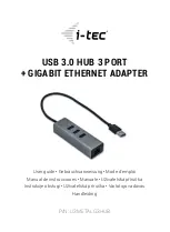 i-tec U3METALG3HUB User Manual preview