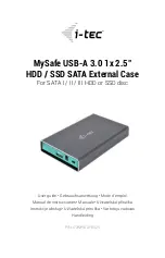 Preview for 1 page of i-tec U3MYSAFE025 User Manual