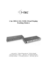 i-tec USB-A 3.0 User Manual preview