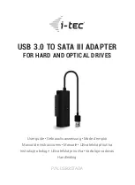 Предварительный просмотр 1 страницы i-tec USB3STADA User Manual