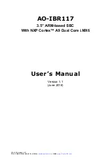 Preview for 1 page of I-Tech AO-IBR117 User Manual