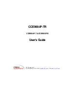 I-Tech CCE900-IP-R User Manual preview