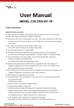 I-Tech CCH1700-SIP-TR User Manual preview