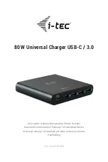 I-Tech CHARGER80W User Manual предпросмотр