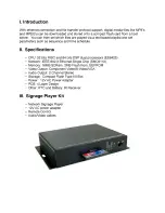 Preview for 3 page of I-Tech CMP2000N User Manual