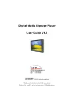 I-Tech Digital Media Signage Player User Manual preview