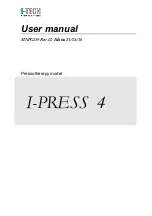 I-Tech I-PRESS 4 User Manual предпросмотр