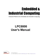 Предварительный просмотр 1 страницы I-Tech LPC8800 User Manual