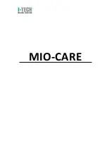 I-Tech MIO-CARE Tens User Manual preview