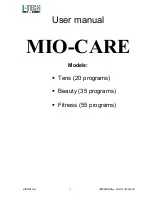 Предварительный просмотр 31 страницы I-Tech MIO-CARE User Manual