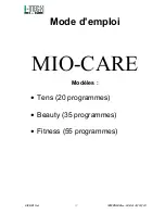 Предварительный просмотр 59 страницы I-Tech MIO-CARE User Manual