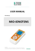 Preview for 1 page of I-Tech MIO-IONOTENS User Manual