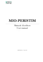 I-Tech MIO-PERISTIM User Manual предпросмотр