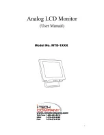 I-Tech MTD-1 Series User Manual preview