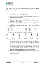 Preview for 18 page of I-Tech PHYSIO 4 User Manual