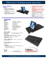 Preview for 1 page of I-Tech RP1617D Specifications