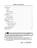 Preview for 2 page of I-Tech RVW130R User Manual