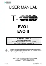 Предварительный просмотр 33 страницы I-Tech T-ONE EVO I User Manual