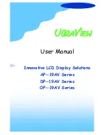 I-Tech UltraView AP-19AV Series User Manual предпросмотр