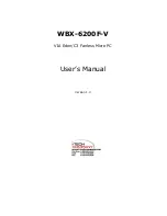 I-Tech WBX-6200F-V User Manual preview