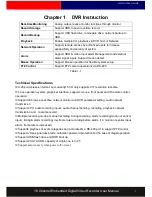 Preview for 4 page of i-Tesco 16 Channel Embedded Digital Video Recorder User Manual