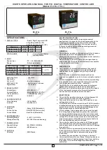 i-therm Px-418e User'S Operating Manual preview