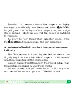 Preview for 9 page of I WARM 710 User And Installation Manual