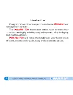 Preview for 4 page of I WARM 730 User And Installation Manual