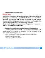 Preview for 15 page of I WARM 730 User And Installation Manual