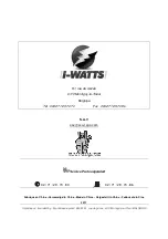 Preview for 23 page of i-WATTS I-PSF10-800 Original Instructions Manual