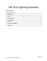 Preview for 2 page of I2R Tech Lighting Solutions Moving Head Controller 2.0 User Manual