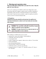 Preview for 3 page of i3 International Ax40W2 series User Manual