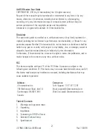 Preview for 2 page of i3 International Ax46-series User Manual