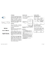 i3 International POE100 User Manual preview