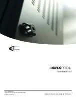 i3 International SRX PRO User Manual preview