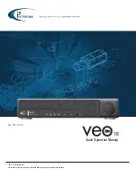 Preview for 1 page of i3 International VEO 16 Quick Operation Manual