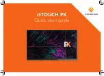 Предварительный просмотр 1 страницы i3-TECHNOLOGIES i3TOUCH PX Quick Start Manual