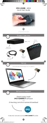 Preview for 1 page of i3-TECHNOLOGIES iMO-LEARN MDM Quick Start Manual