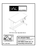 IAC INDUSTRIES 930 Assembly Instructions Manual preview