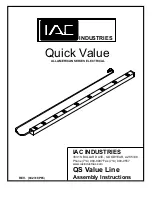 Предварительный просмотр 22 страницы IAC INDUSTRIES Quick Value ALL AMERICAN Series Assembly Instructions Manual