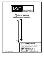 Предварительный просмотр 33 страницы IAC INDUSTRIES Quick Value ALL AMERICAN Series Assembly Instructions Manual