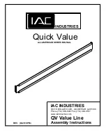 Предварительный просмотр 43 страницы IAC INDUSTRIES Quick Value ALL AMERICAN Series Assembly Instructions Manual