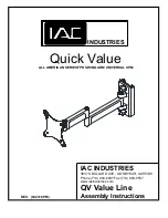 Предварительный просмотр 50 страницы IAC INDUSTRIES Quick Value ALL AMERICAN Series Assembly Instructions Manual