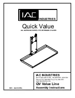 Предварительный просмотр 54 страницы IAC INDUSTRIES Quick Value ALL AMERICAN Series Assembly Instructions Manual