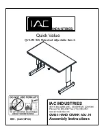 Preview for 8 page of IAC INDUSTRIES Quick Value AMERICAN Series Assembly Instructions Manual