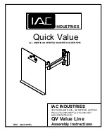 Preview for 58 page of IAC INDUSTRIES Quick Value AMERICAN Series Assembly Instructions Manual