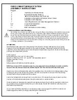 Предварительный просмотр 20 страницы IAC INDUSTRIES SMS S1 SMART MOBILE STATION Assembly Instructions Manual