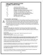 Предварительный просмотр 56 страницы IAC INDUSTRIES SMS S1 SMART MOBILE STATION Assembly Instructions Manual